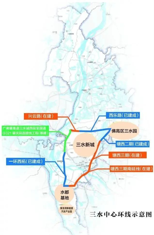 形似水滴已完成总工程量的20三水三桥最新建设进度来了