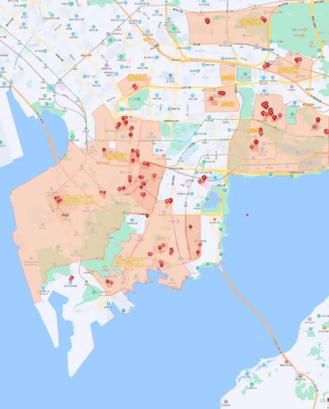 自2022年3月21日起,罗湖区在黄贝街道划定封控区,管控区和防范区
