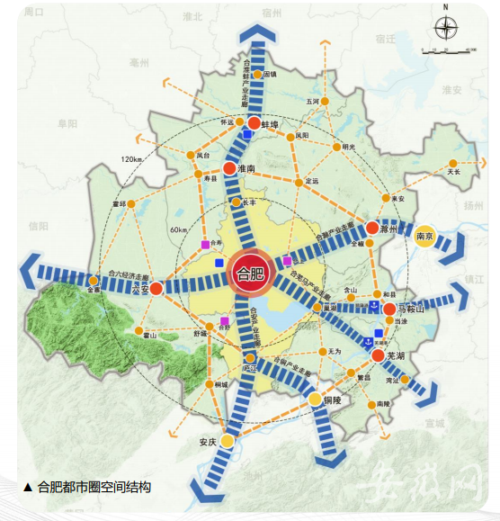 合肥市国土空间规划草案发布2035年常住人口将超过1300万人