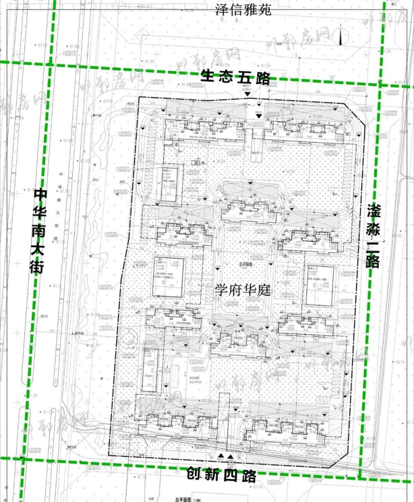 冀南新区科创城学府华庭项目规划公示884户