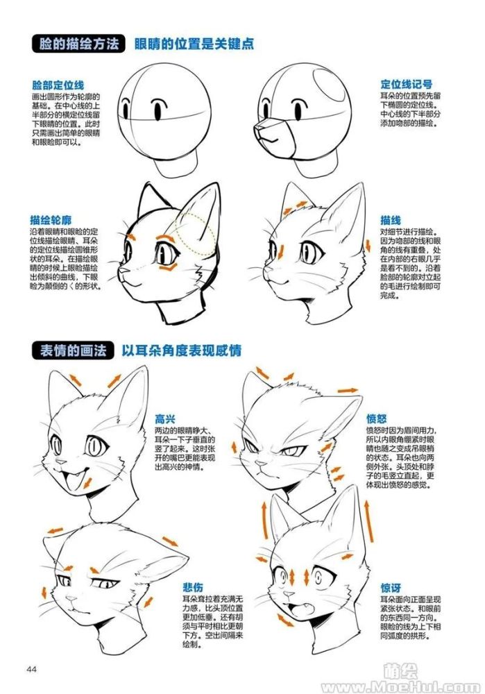 绘画素材福瑞控狂喜毛绒绒的兽人参考教程分享