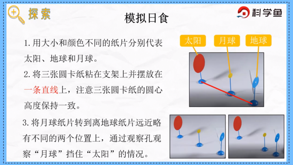 六年级下日食科学鱼网课