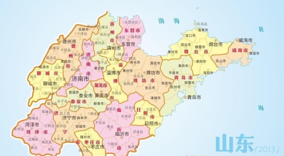 山东明朝时有六个府附郭今何在仅两个为地级市所在地