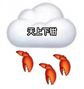 表情包天上掉钳