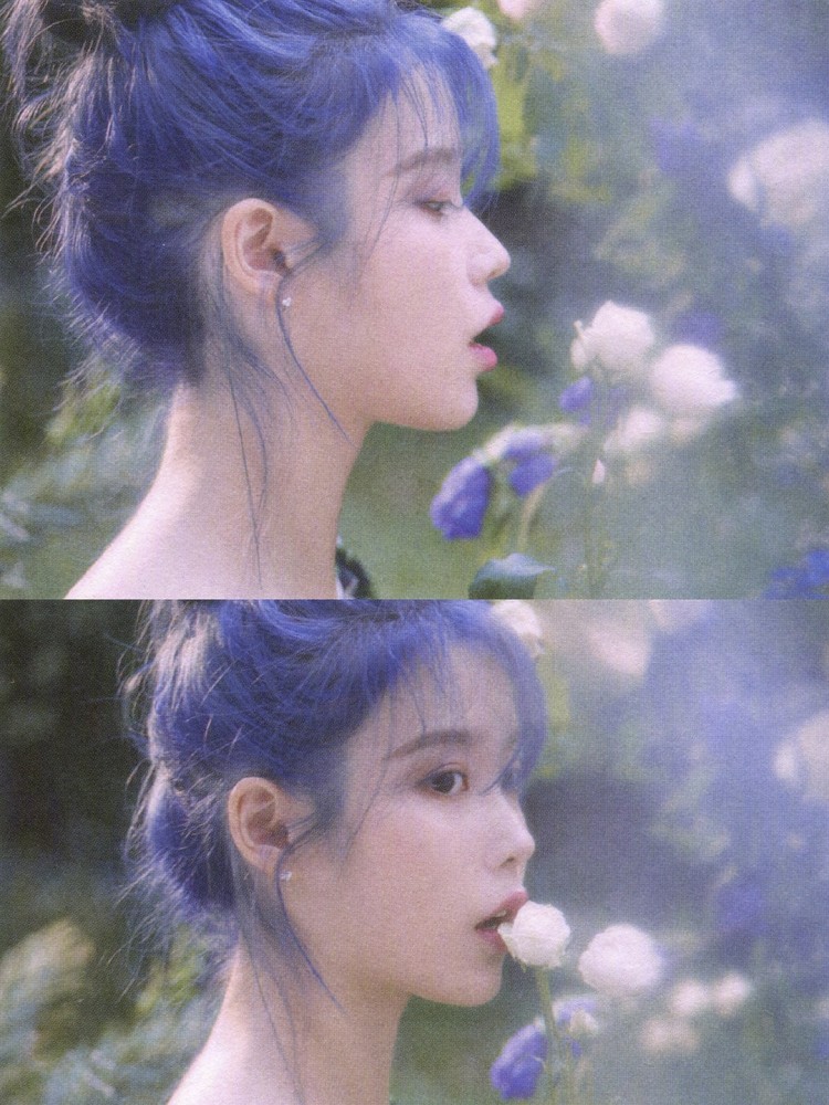 一些你没见过的紫发iu超美的