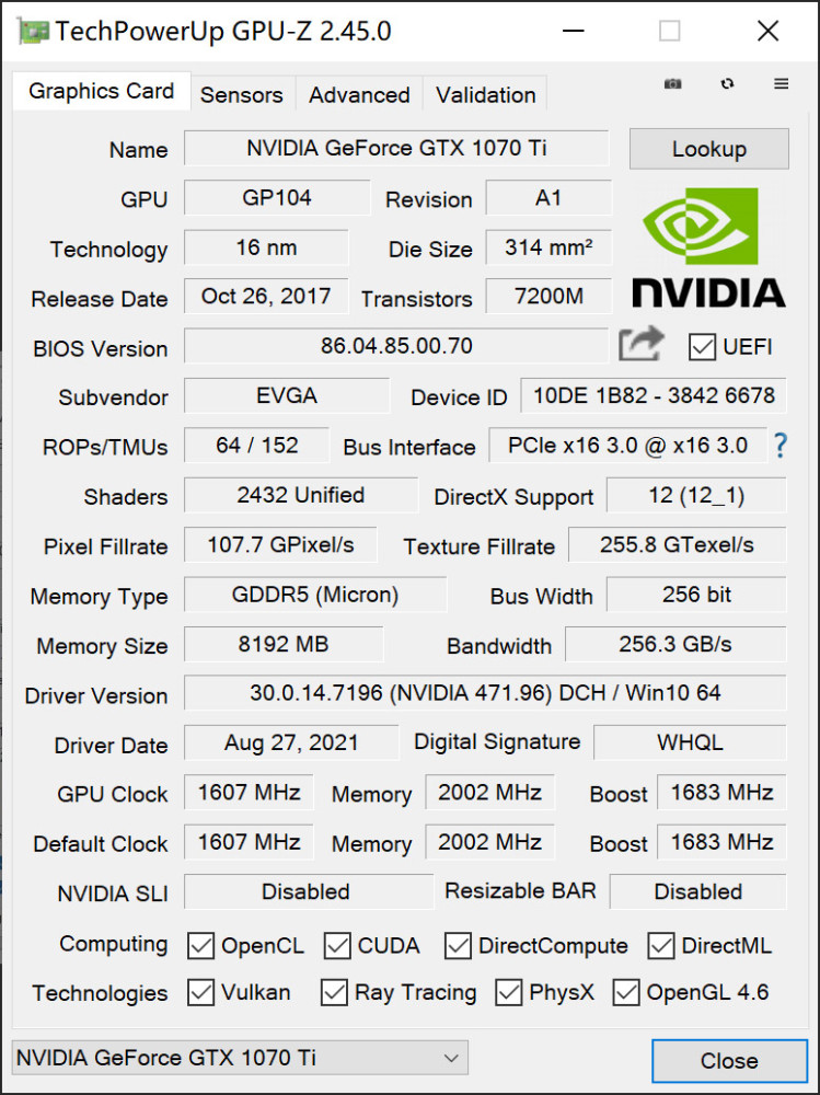 gpuz升级245版本增加一批新显卡支持包括rtx3090ti以及intelarc