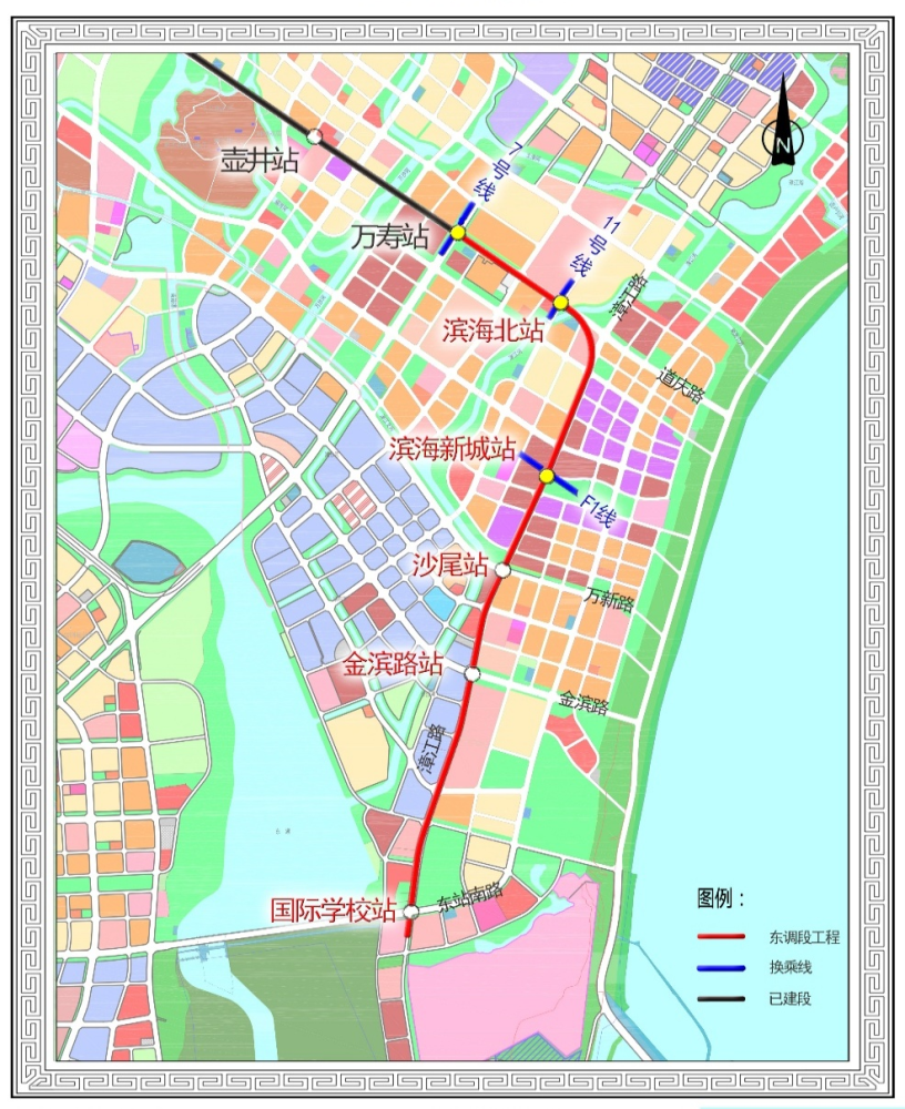 549km终于长乐滨海新城国际学校站起于长乐滨海新城万寿站(不含)轨道