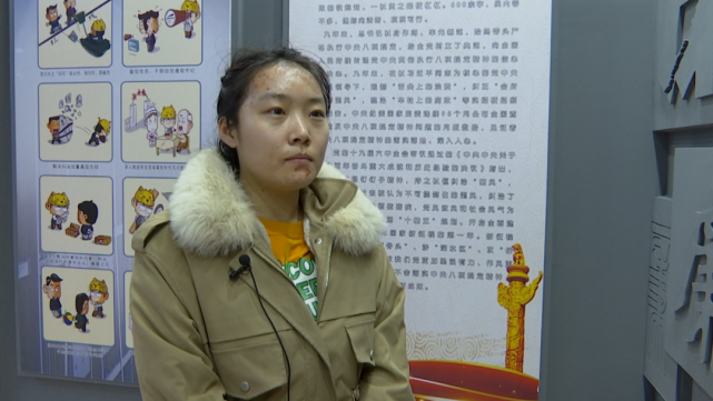 青铜峡市公安局民警鲁晓静说"我是一名新警,也是一