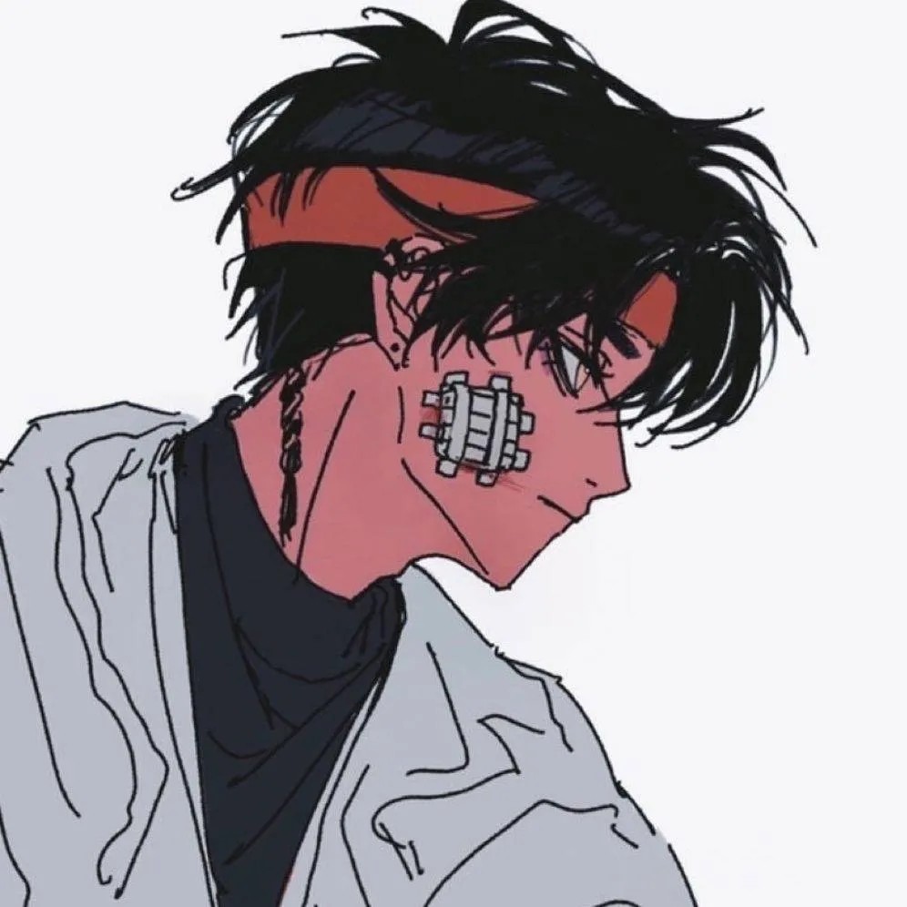 动漫男头晴秋上午随便走走不一定要快乐