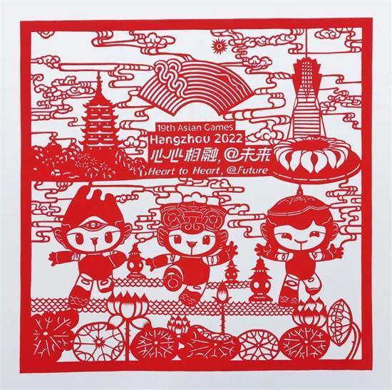 学校的喜迎亚运剪纸创作之旅还将不断延伸,"纸舞飞扬"社团的同学们会