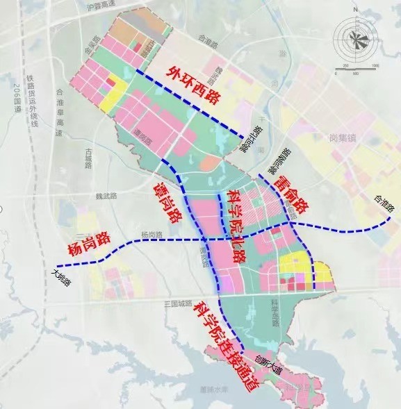 城乡建设局发布消息,该局已完成合肥大科学装置集中区配套道路谭岗路