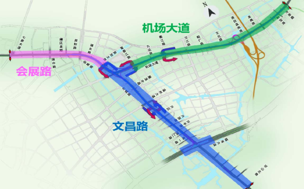 温州沿江快速路东段开工设地铁m2线6个站点