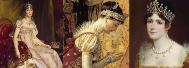 名人对时尚潮流有引领作用,在拿破仑夫妇的"带领"下,这种复古头冠在上