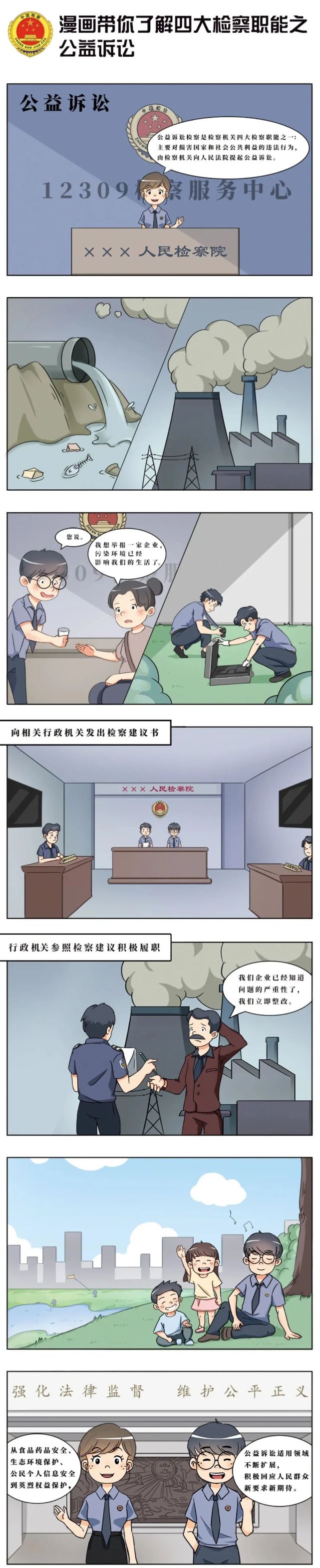 检察小课堂一组漫画让您秒懂检察院的主要职能