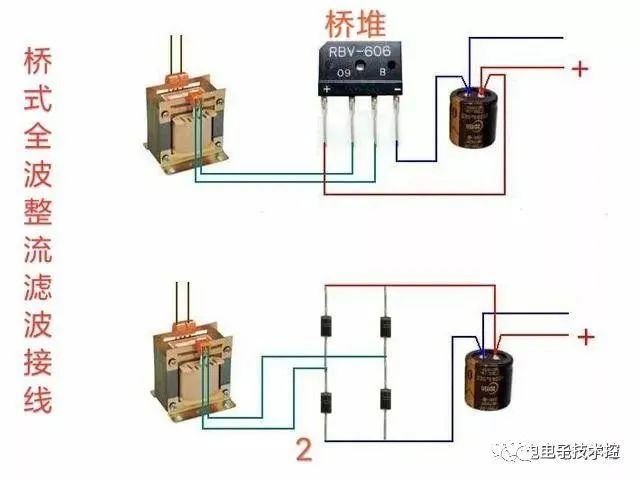 常用接触器,断路器,电机等实物接线彩图