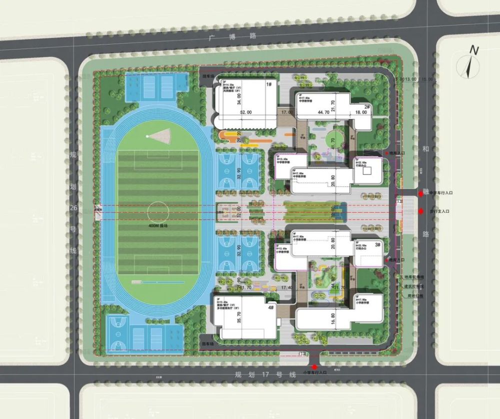 真岛城教育新高地高新区泰祥路华贯路文典路学校规划公示