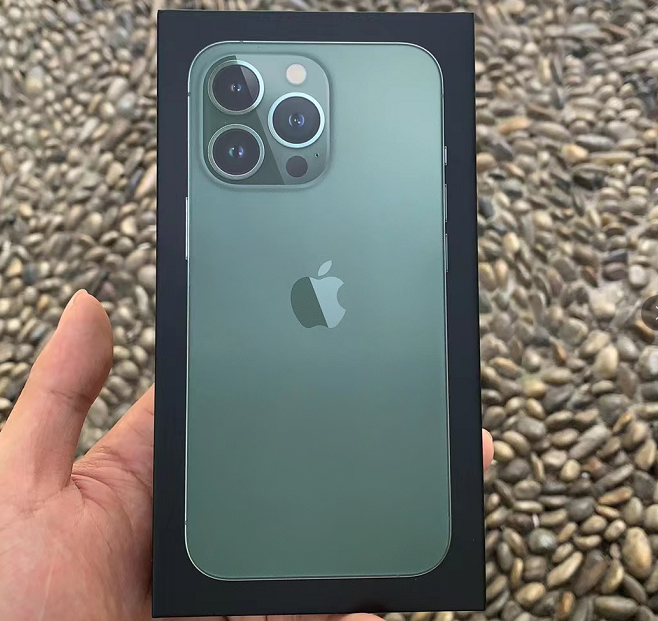 网友某东入手iphone13pro苍岭绿包装完好全新未激活