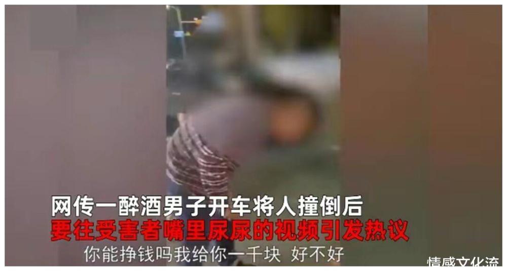 司机醉驾撞人后往女伤者嘴里撒尿踩踏男伤者一脚一千能原谅吗