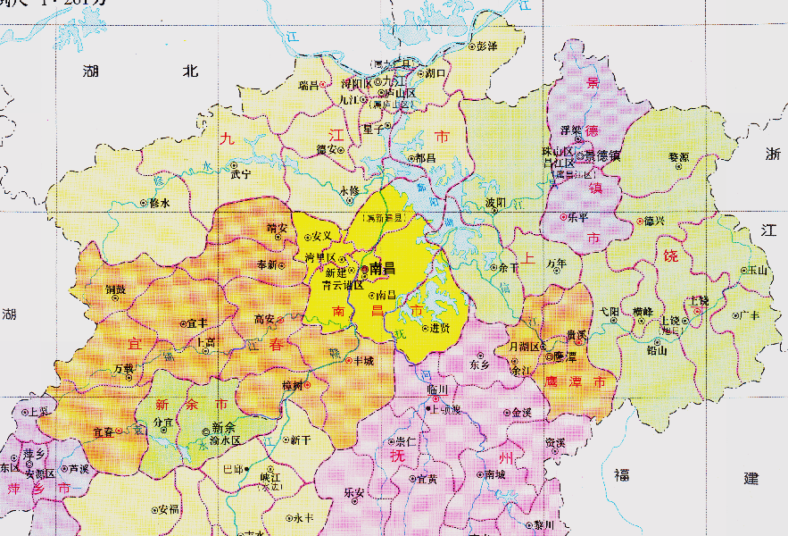江西省的区划变动11个地级市之一上饶市为何有12个区县