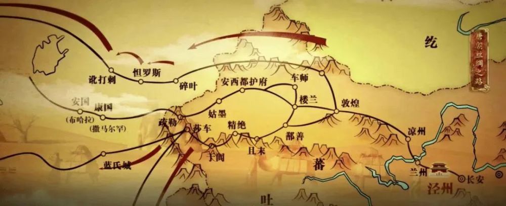 丝文化隋唐时期的丝绸之路及东西交往