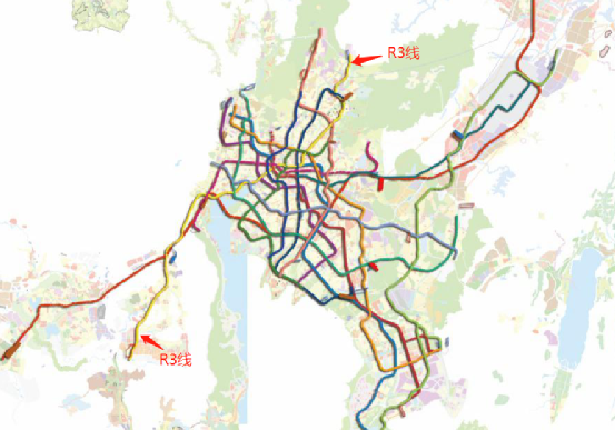 重磅昆明123地铁网规划全图龙泉路北部山水新城都有地铁了