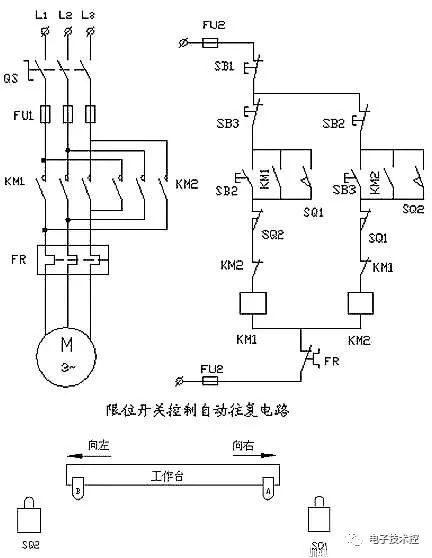 电机控制电路图识图电机控制器原理讲解