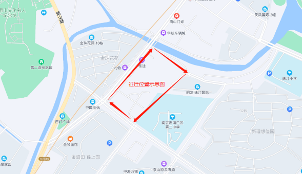 涉及131户4家企业浦口这个片区即将开始拆迁