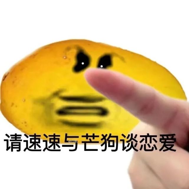 表情包|莽狗mango搞怪表情包#芒果