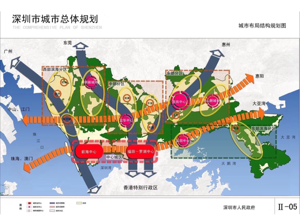 2022深圳市各区规划图建议收藏