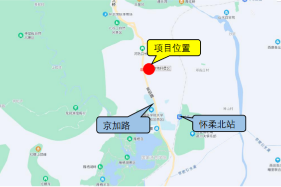 地块位于怀柔区怀柔镇,新城04街区,临近京密高速和杨雁路项目位置