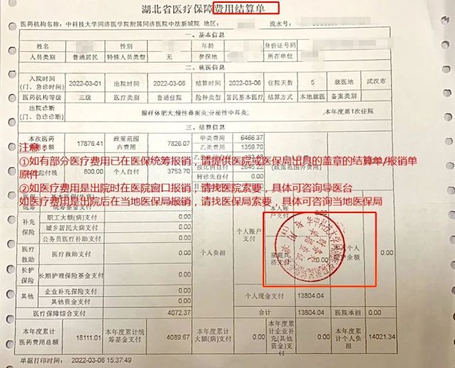 需要提供医保出具的结算单原件/保险公司出具的理赔分割单原件 发票