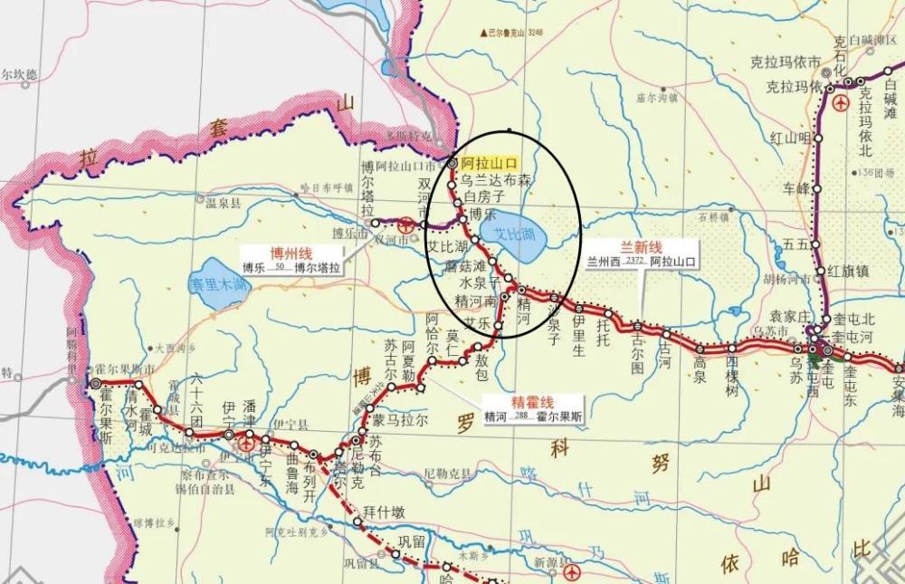 计划新建的3条线路分别是精阿二线,伊阿铁路,新拜铁路,而储备的项目有