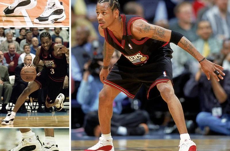 第四个赛季 reebok answer iii由于赛季停摆全明星赛取消,艾弗森率领