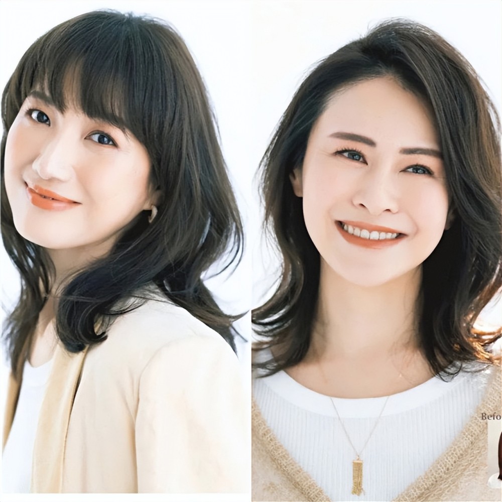 女人过了40头发不要烫太卷这3款好看又显气质太适合春天