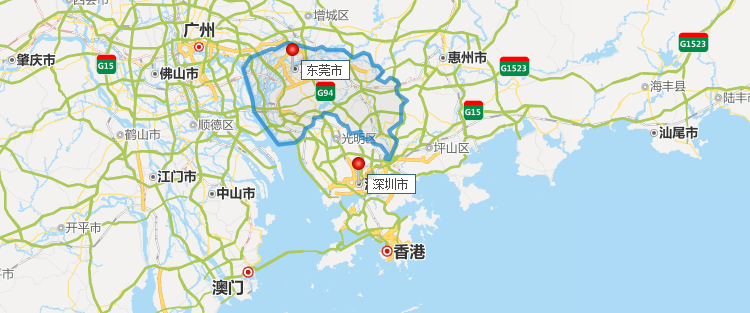 东莞市东接惠州市惠城区和惠阳区,南抵深圳市龙岗区和宝安区,西挨广州