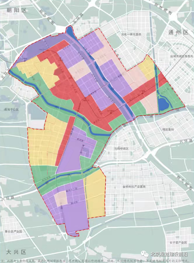 亦庄新城核心地区控制性详细规划街区层面2020年2035年草案