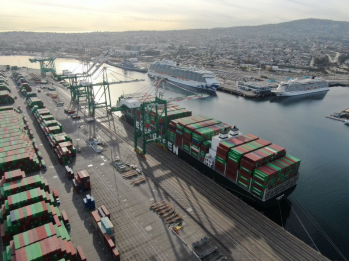 美国海运消息:美国西海岸港口洛杉矶港完成 everport 码头升级_腾讯