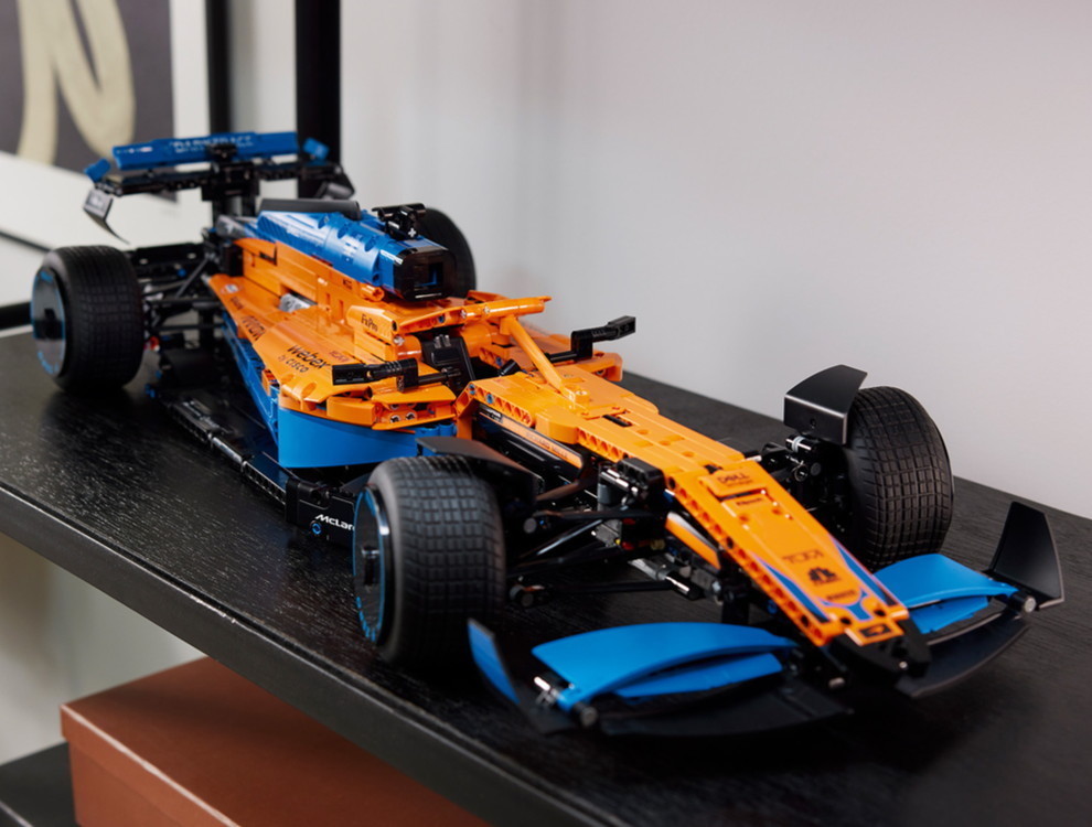 乐高lego版迈凯伦f1方程式赛车积木模型车身长度达65厘米