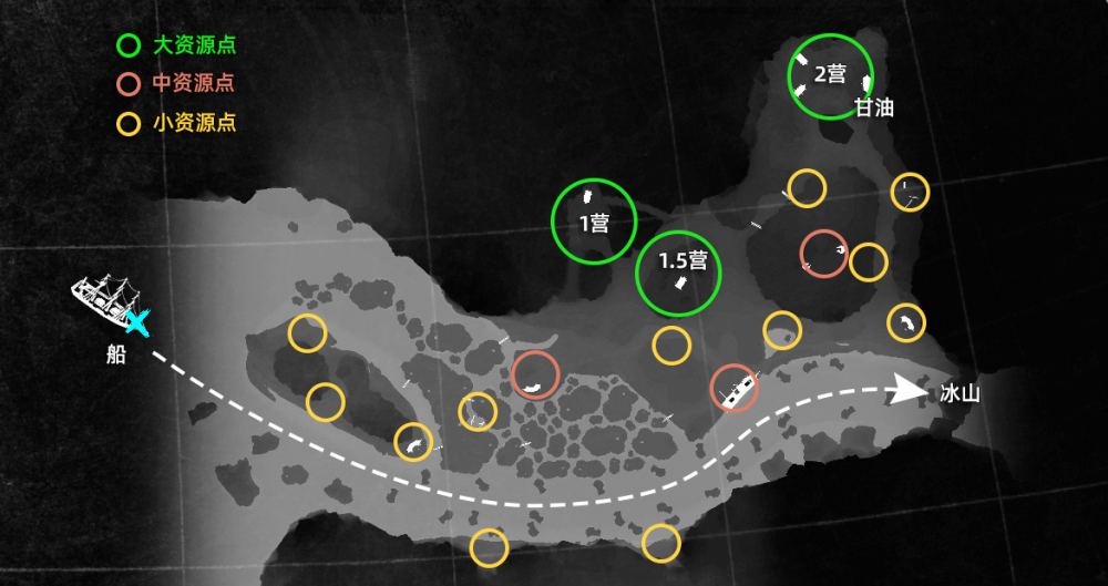 海上狼人杀恐惧饥荒dreadhunger攻略全地图资源点汇总