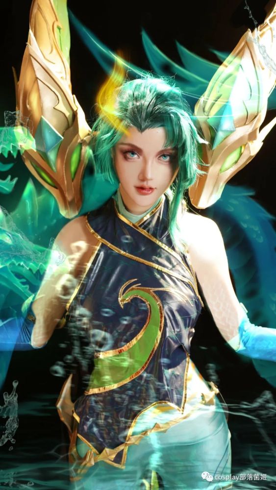 cos:英雄联盟神龙尊者卡莎cos正片@_腾讯新闻
