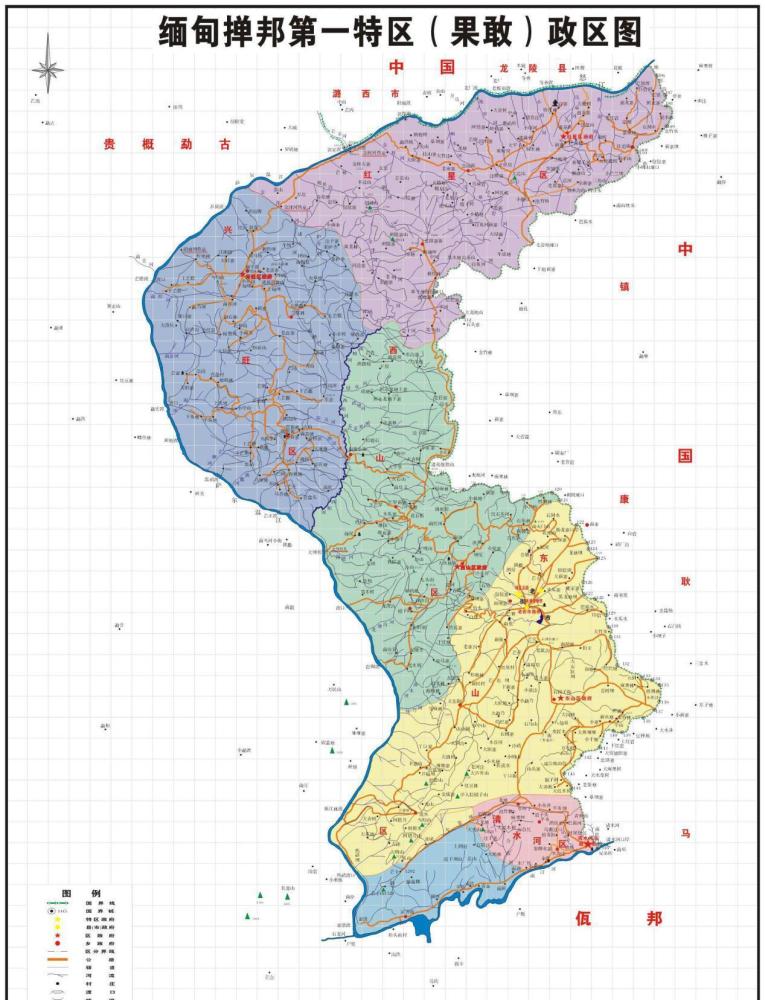 果敢地区是邻国缅甸的一个特区,总面积2700平方公里,大概相当于我国一