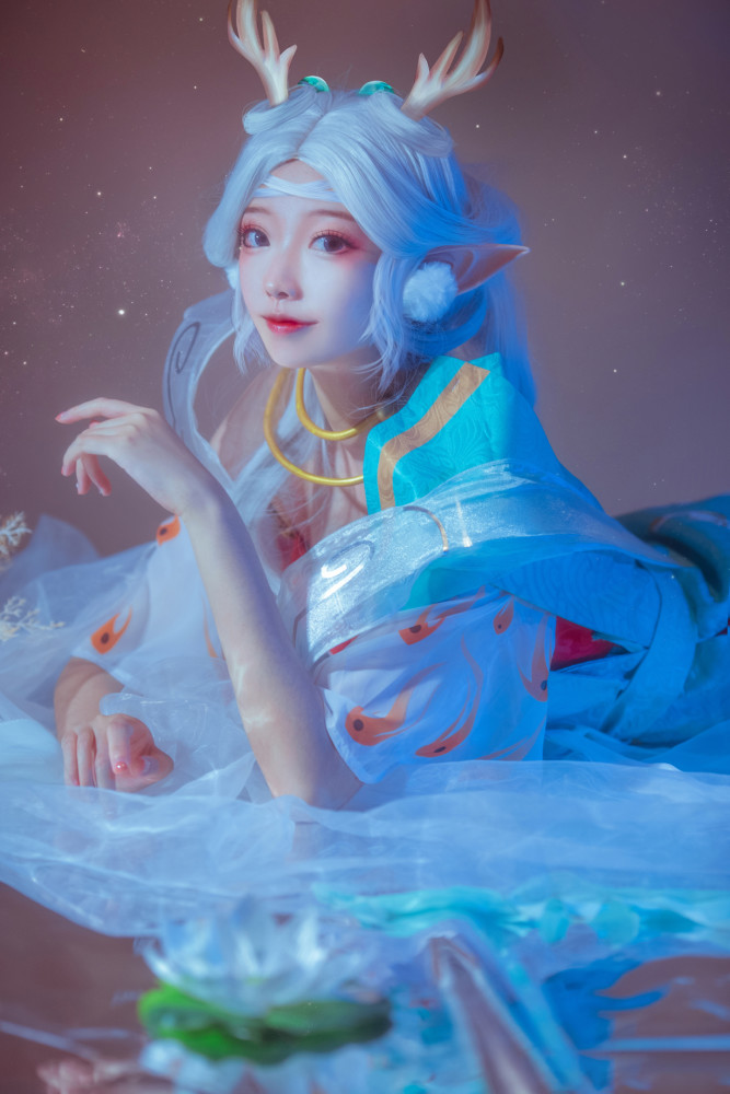 王者荣耀瑶遇见神鹿cosplay