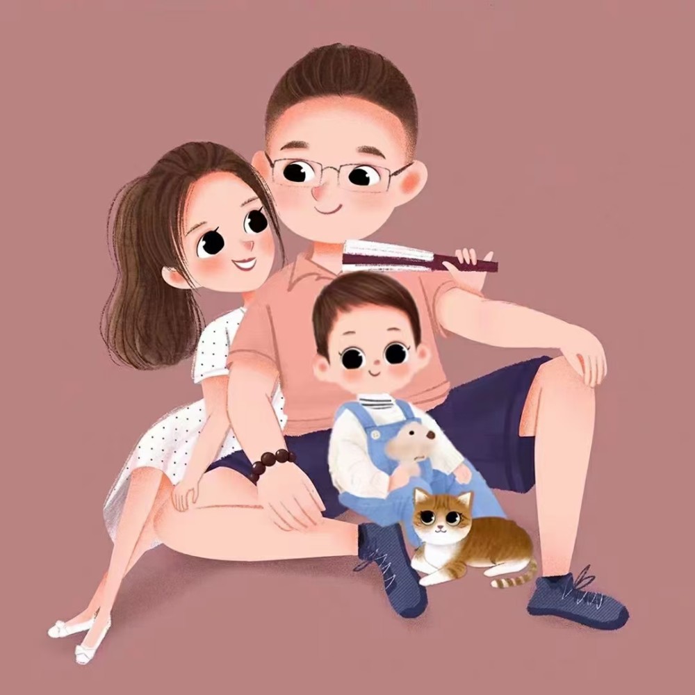 一家三口头像