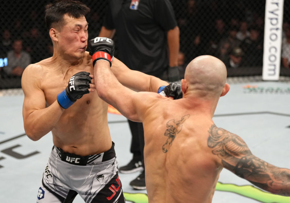 ufc273韩国僵尸遭tko奇马耶夫全终结纪录完结