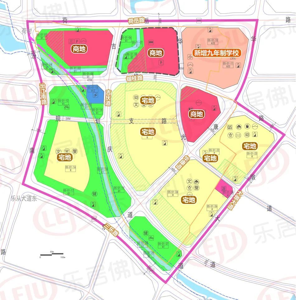 其中,居住用地合计约29.21公顷,中小学用地则规划为小学 初中.
