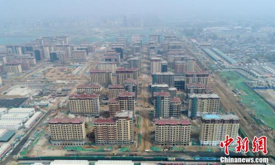 航拍雄安未来之城拔地而起