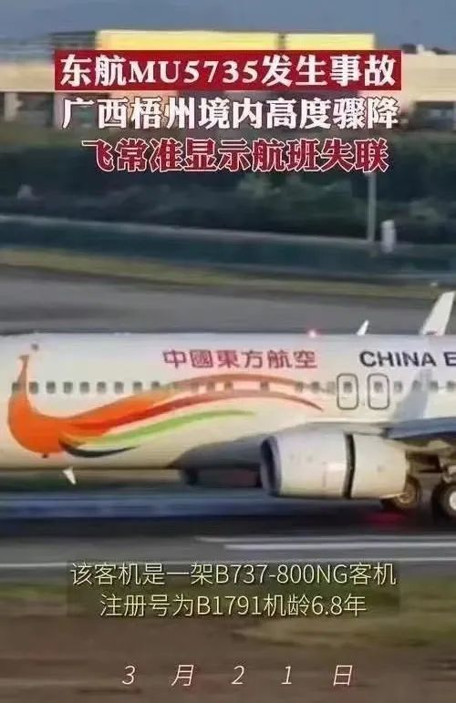 东航空难坠梧州,顿失人机埌镇沟.文:国云峰七律.壬寅春3.