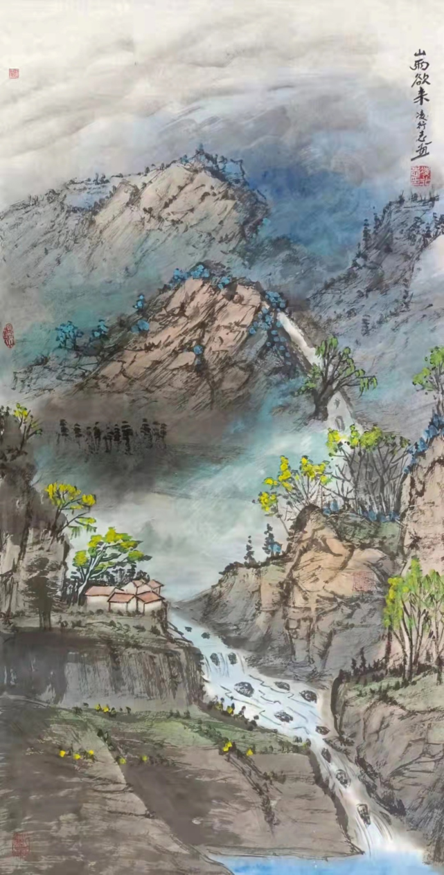 意境超然自成韵—中国著名画家凌行志作品赏析