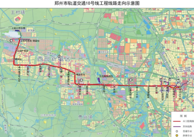 最后一条线路就是郑州地铁17号线,它是这5条线路中里程最长的,它的