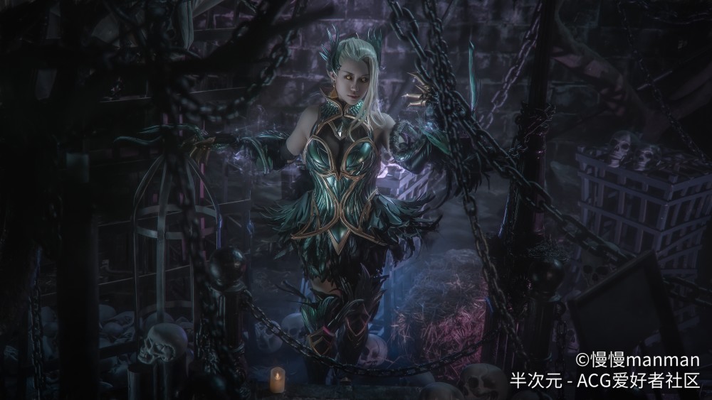 英雄联盟cos正片魔女婕拉